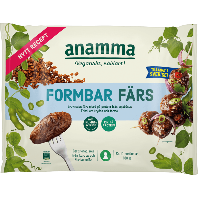 Formbar vegofärs